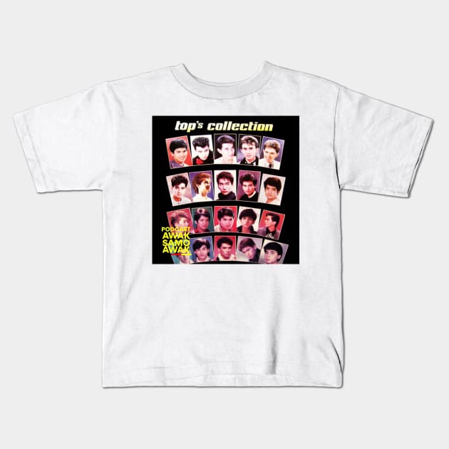 podcast awak samo awak hitam Kids T-Shirt by podcast awak samo awak